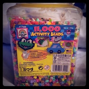 9,000 activity beads, rainbow bright colors, Fun▪︎